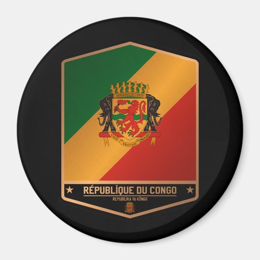 コンゴ共和国 マグネット (正面)