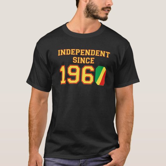 コンゴ共和国 – 1960年以前から独立 Tシャツ (正面)