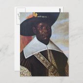コンゴ出身の黒人 ポストカード (正面/裏面)