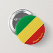 コンゴ国旗かわいい愛国心 缶バッジ (正面&裏面)