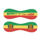 コンゴ国旗とコート・オブ・アームズ 野球ボール (パネル)