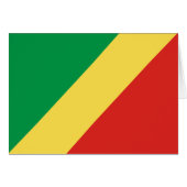 コンゴ国旗 (正面横)