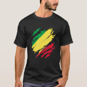 コンゴ国旗1 Tシャツ (正面)