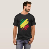 コンゴ国旗1 Tシャツ (正面フル)