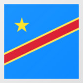 コンゴ国旗 ウィンドウサイン (シート)