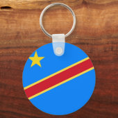 コンゴ国旗 キーホルダー (裏面)