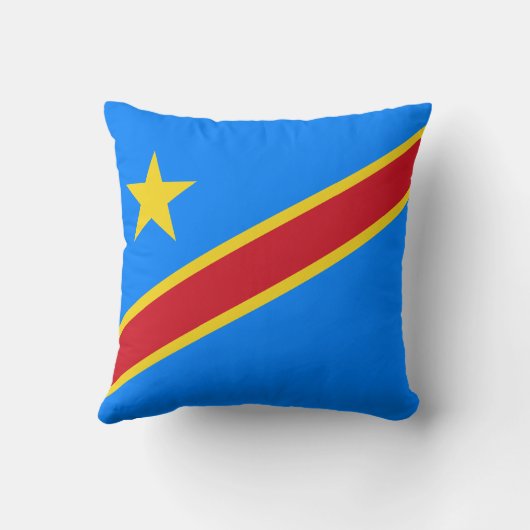 コンゴ国旗 クッション (裏面)