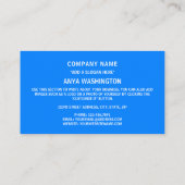 コンゴ国旗&コート・オブ・アームズ、コンゴ医師国旗 名刺 (裏面)