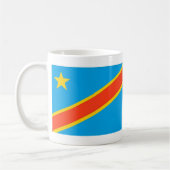 コンゴ国旗 コーヒーマグカップ (左)