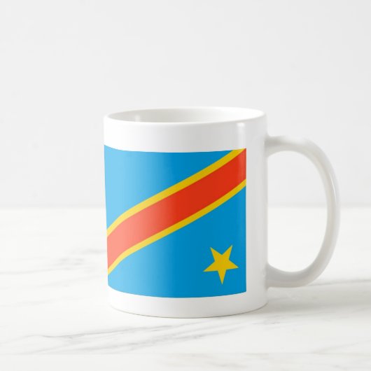 コンゴ国旗 コーヒーマグカップ (右)