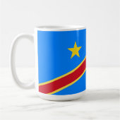 コンゴ国旗 コーヒーマグカップ (左)