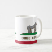 コンゴ国旗 コーヒーマグカップ (正面右)