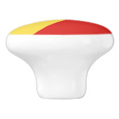 コンゴ国旗 セラミックノブ (側面)