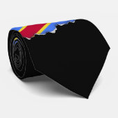 コンゴ国旗 ネクタイ (ロール)