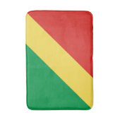 コンゴ国旗 バスマット (正面縦)