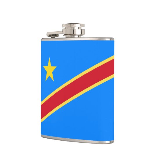 コンゴ国旗 フラスク (左)