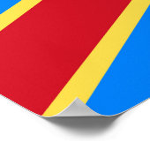 コンゴ国旗 ポスター (角)