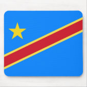 コンゴ国旗 マウスパッド (正面)