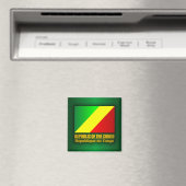 コンゴ国旗 マグネット (インサイチュ (食洗機))