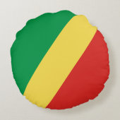 コンゴ国旗 ラウンドクッション (裏面)