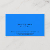 コンゴ国旗 名刺 (裏面)