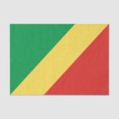 コンゴ国旗 薄葉紙 (正面)