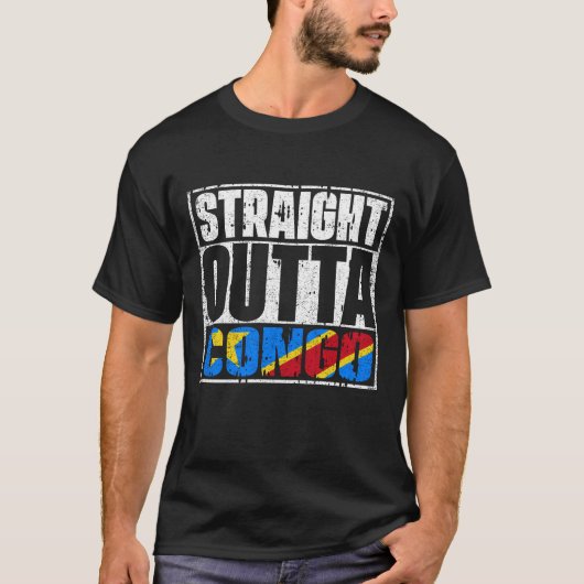 コンゴ国旗 Tシャツ (正面)