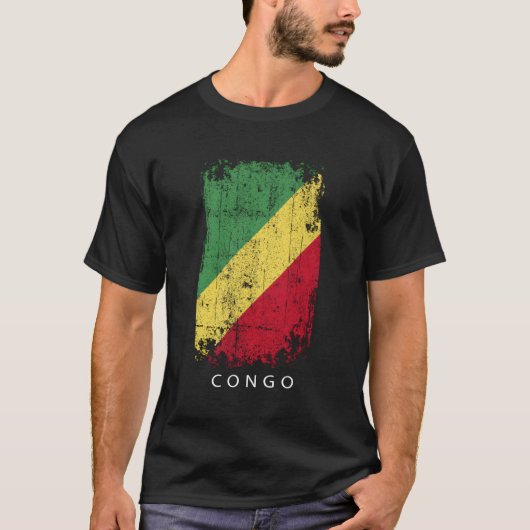 コンゴ国旗 Tシャツ (正面)
