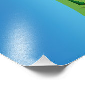 コンゴ川美しいヴィンテージの地図 フォトプリント            (角)