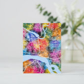 コンゴ市地図 ポストカード (スタンド正面)