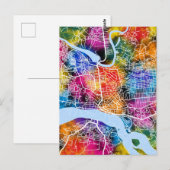 コンゴ市地図 ポストカード (正面/裏面)