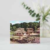 コンゴ村アクリル絵を描ズ ポストカード (スタンド正面)