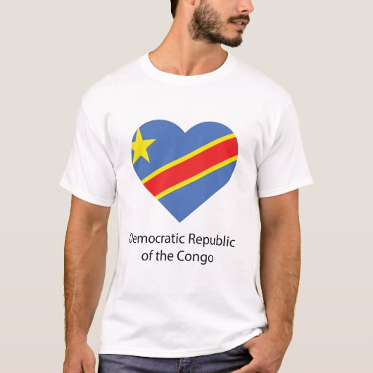 コンゴ民主共和国の愛 Tシャツ (正面)