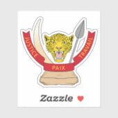 コンゴ民主共和国の紋章 シール (シート)