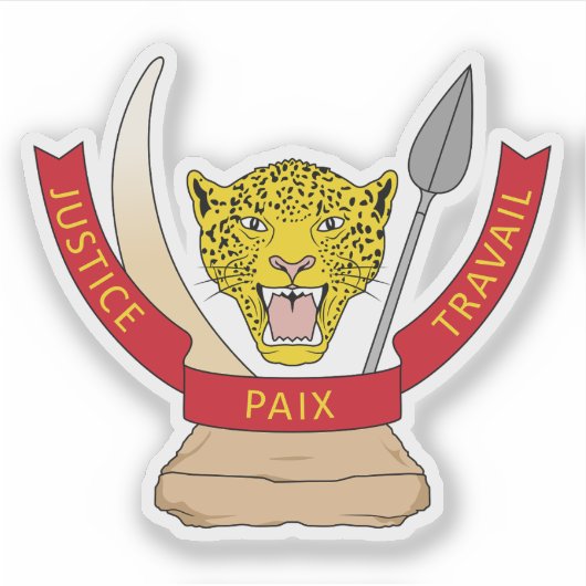 コンゴ民主共和国の紋章 シール (正面)