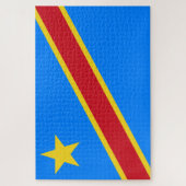 コンゴ民主共和国国旗 ジグソーパズル (縦)