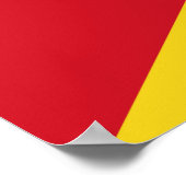 コンゴ民主共和国国旗 ポスター (角)