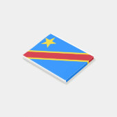 コンゴ民主共和国国旗 ポストイット (アングル)