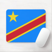 コンゴ民主共和国国旗 マウスパッド (マウス)