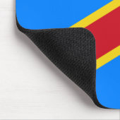 コンゴ民主共和国国旗 マウスパッド (コーナー)