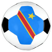 コンゴ民主共和国旗 サッカーボール (回転)