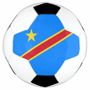 コンゴ民主共和国旗 サッカーボール