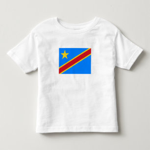 コンゴ民主共和国旗 トドラーTシャツ