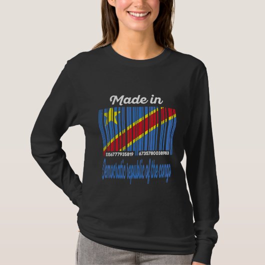 コンゴ民主共和国製 Tシャツ (正面)
