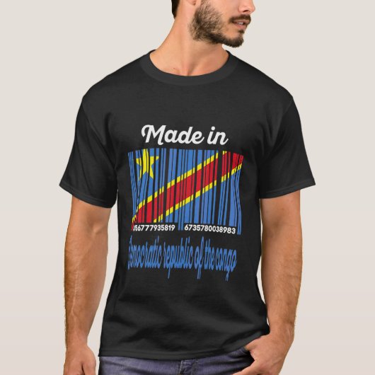 コンゴ民主共和国製 Tシャツ (正面)