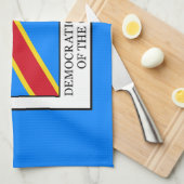 コンゴ民主共和国 キッチンタオル (四つ折り)