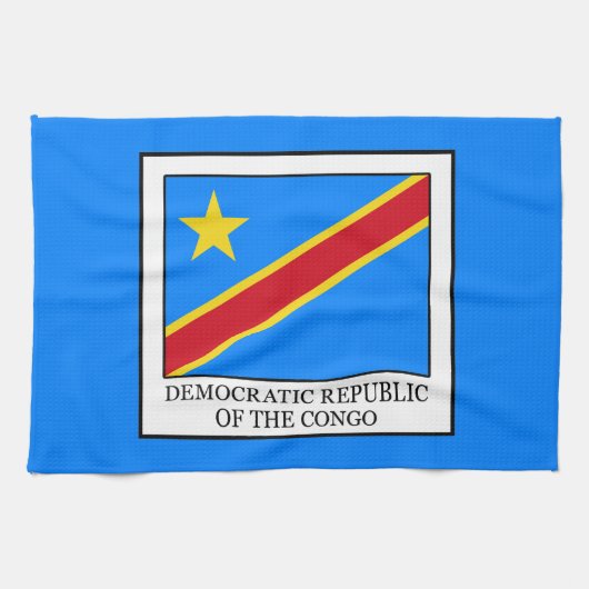 コンゴ民主共和国 キッチンタオル (横)