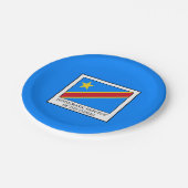 コンゴ民主共和国 ペーパープレート (アングル)