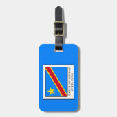 コンゴ民主共和国 ラゲッジタグ (正面縦)