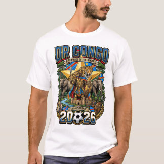 コンゴ民主共和国 2026 ファンTシャツ Tシャツ